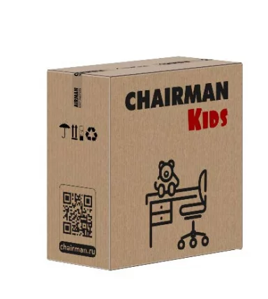 Детское кресло CHAIRMAN KIDS 110 Черный-оранжевый_5