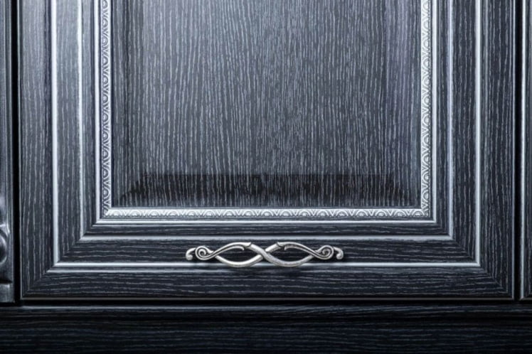 Кухонный гарнитур 1500 Италия №06 Черный Дуб темный_1