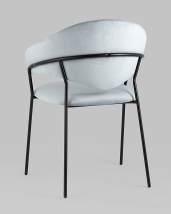 Стул Алексис велюр Пыльно-голубой_5