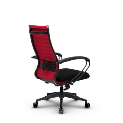 Офисное кресло МЕТТА Комплект 19, Основание 17832 Красный Black_2