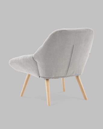 Кресло Олби Страйпс светло-серый_5