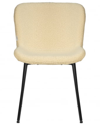 Стул обеденный DOBRIN MILO (черные ножки, кремовый букле (UF992-02))_5