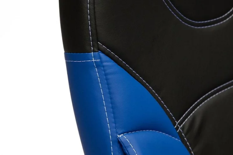 Кресло руководителя Twister черный+синий_5