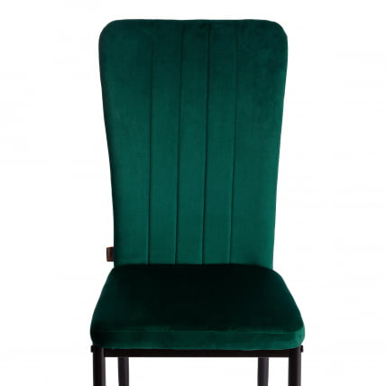 Стул ВЕРТЕР (мод. БC577-ДC) металл, флок, 41 х 52 х 95 см, Греен (зеленый) ХЛР56 / черный / VERTER (mod. BC577-DC) Green HLR56_5