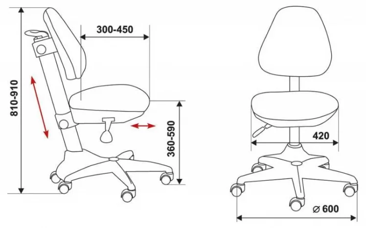 Кресло детское Бюрократ KD-2 BL/aqua_8
