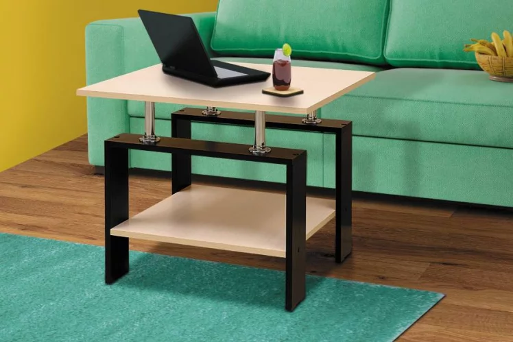 Стол журнальный №6 Венге/Дуб молочный_0