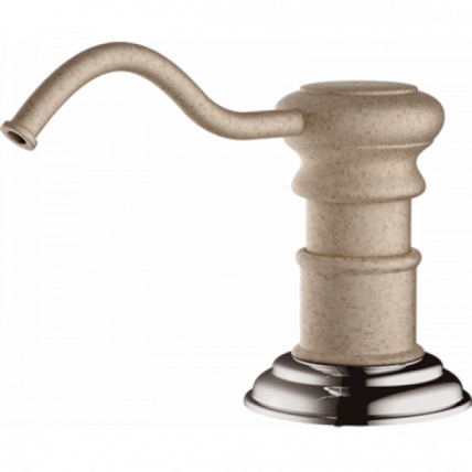 Дозатор Omoikiri Для Моющего Средства Om-01-Sa Латунь/Бежевый_0