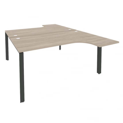 Рабочая станция на П-образном м/к ONIX O.MP-D.SA-4 Дуб Аттик/Антрацит_0