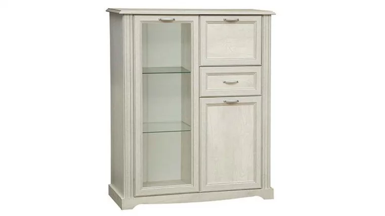 Шкаф комбинированный Сохо 32.09 Бетон пайн белый_0