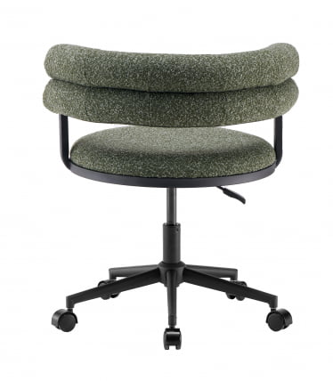 Стул офисный Ponty зеленый черные ножки_2