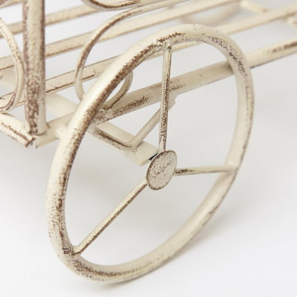 Цветочница Secret de Maison CARRIAGE (mod. PL08--6954) металл, 40х23х55см, Античный белый (Antique White)_5