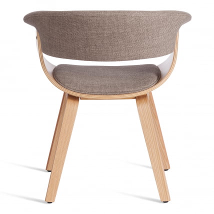 Стул VIMTA (mod.8021) дерево / ткань, 69х56х77 см, натуральный/бежевый, Aimcasa 5_3