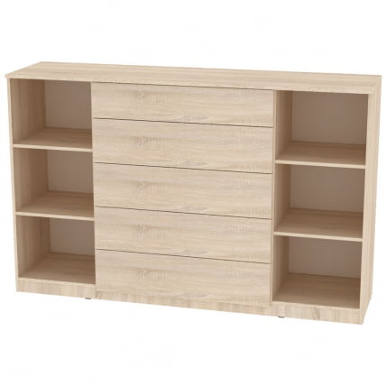 Комод Калисто(K26)1147х1802х468PUSHtoOPEN(ДМ)_1