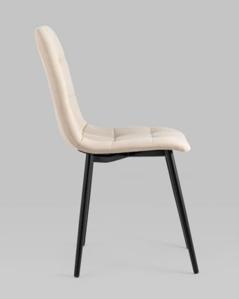 Стул Oliver велюр Бежевый_2