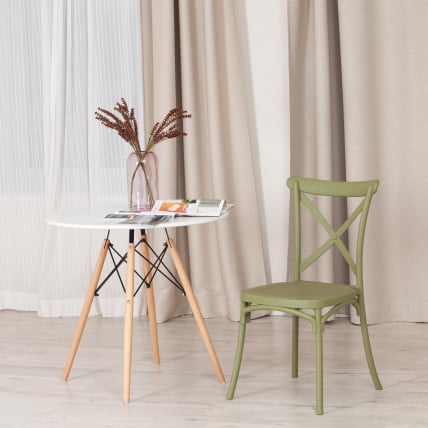 Стул CROSS (mod. PL24) пластик, 48 х 58 х 89 см, Green (зеленый) 33513_10