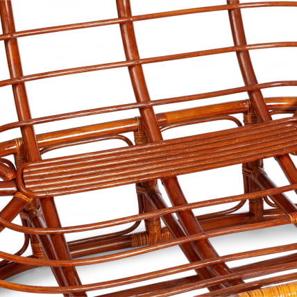 Диван MAMASAN/МАМАСАН 23/02 W /с подушкой/ подушка 182х119 см, 169х102х80 см, Cognac (коньяк), ткань, коричневый, 3М7-147_8