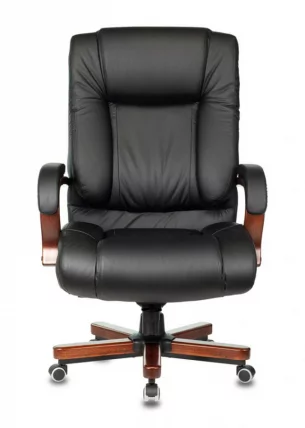 Кресло руководителя Бюрократ T-9925WALNUT Черный_1