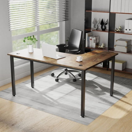 Стол письменный (для компьютера) угловой EUREKA CD-L01L-60VP Brown_4