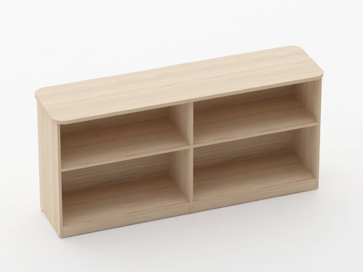 Тумба приставная к столу Glassy 3.18.104 Дуб молочный_0