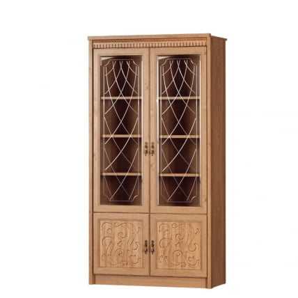 Шкаф книжный Лючия 184 Дуб Ридинг_0