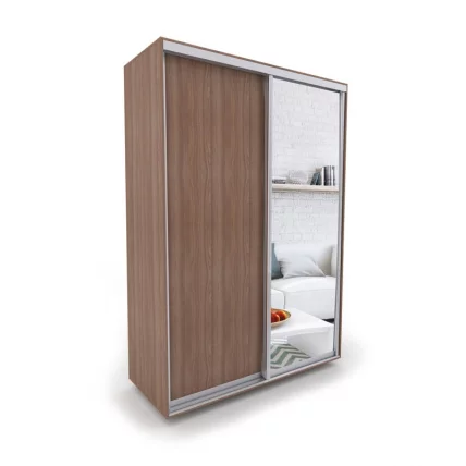 Шкаф-купе 2-х дверный Акцент-Сим ДЗ 1200х600 Ясень шимо тёмный_0