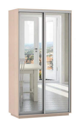 Шкаф-купе двухдверный Экспресс Хит Экспенс Дуб молочный_0