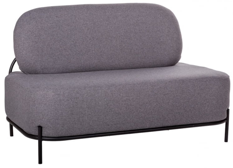 Диван Gawaii 2-х мест Тем серый_0