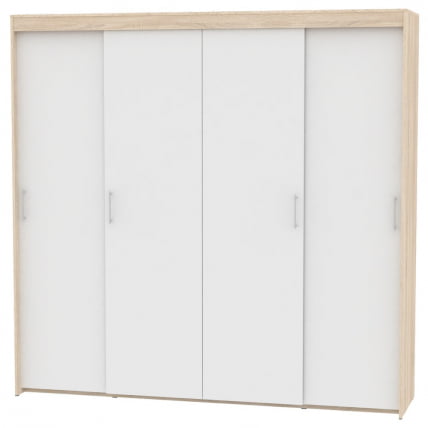 Шкаф-купе T-5-230х235х60(ДСС-Белый-9)_0