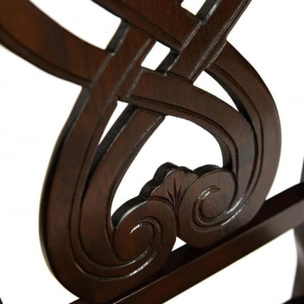 Стул Андромеда/ Andromeda дерево гевея, 47х55,5х107 см, Cappuchino, ткань коричневая S 168-7_5