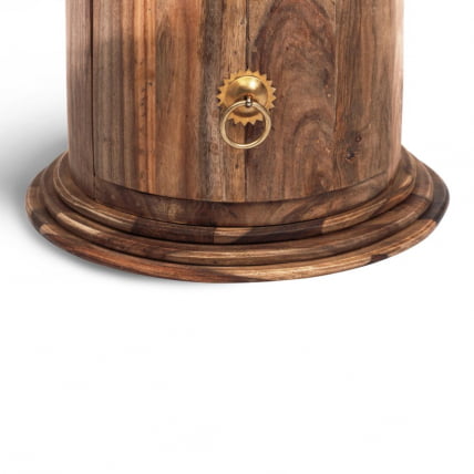 Тумба Бомбей - 0768 палисандр, 71хD28,5см, Natural tinted (натуральный тонированный)_6