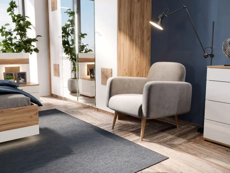 Кресло Уилбер Светло-серое_2