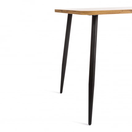 Стол PLUTO ЛДСП/металл, 120x80x77 см, Дуб вотан/Черный_3