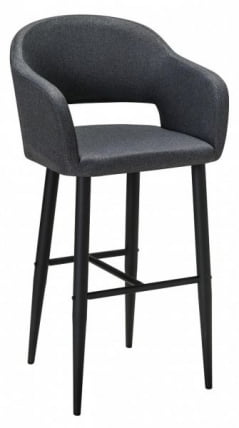 Кресло Бар Oscar Б темно-серый/черный_0