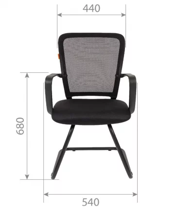 Кресло для посетителей Chairman 698V Серый_3