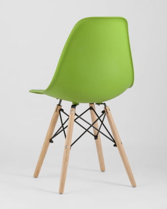 Стул Еамес Стйле ДСВ зеленый (разборный каркас) / Eames Style DSW_7