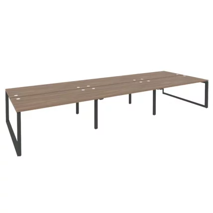 Рабочая станция на О-образном м/к ONIX O.MO-D.RS-6.4.8 Дуб Аризона/Антрацит_0