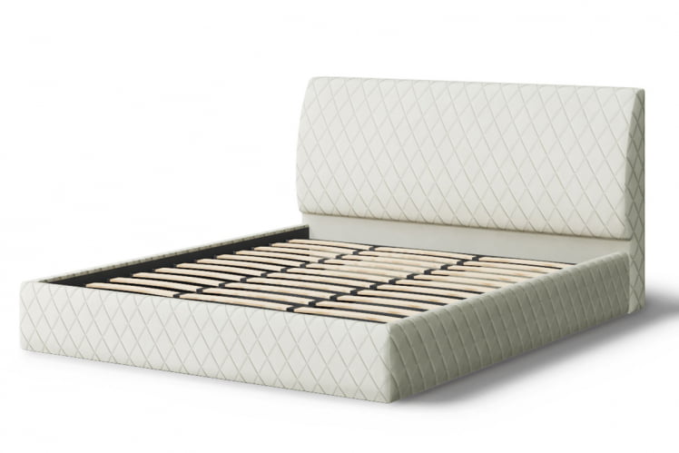 Кровать Хилтон, 2000x1600 мм, серо-белый_1