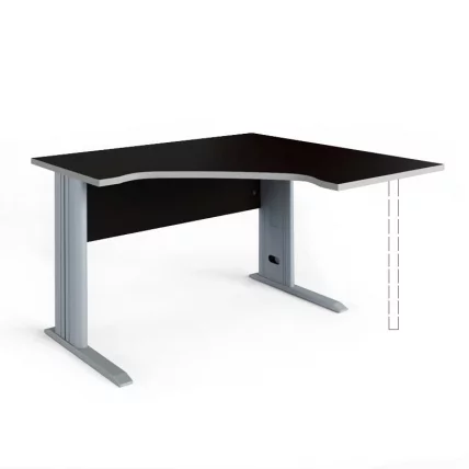 Рабочая станция правая metal SWF27416301 Темный дуб_0