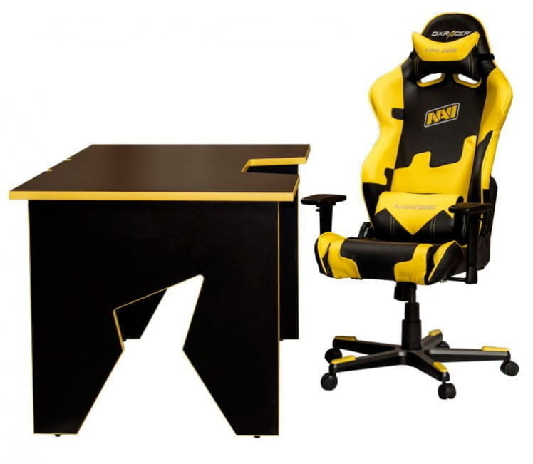 Стол геймерский Generic Comfort Gamer2/DS/NY Желтый Черный_7