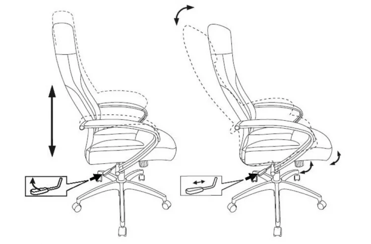 Кресло руководителя Бюрократ CH-608Fabric песочный Light-21_5