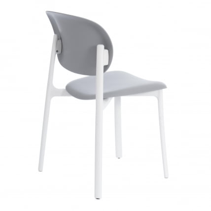 Стул ADORE (mod. XRB-1025) пластик, серый / белый (grey / white), 41 х 53 х 81,5 см_2