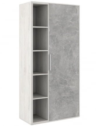 Шкаф комбинированный B-TONE BTN36150031 Сосна Бетон светлый_0