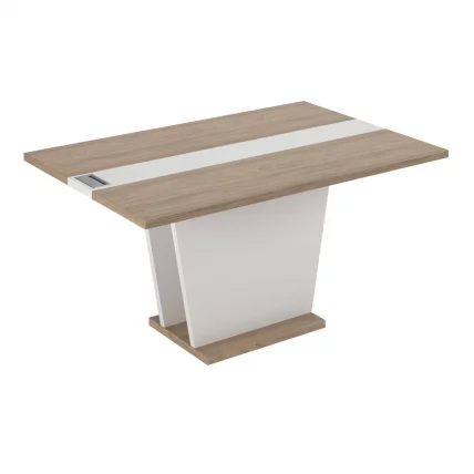 Брифинг-приставка / Элемент стола переговоров (с кабель-каналом) ASTI AST33970121 Вяз Белый_0