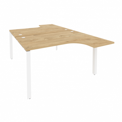 Рабочая станция на П-образном м/к ONIX O.MP-D.SA-3 Тиквуд Светлый/Белый_0