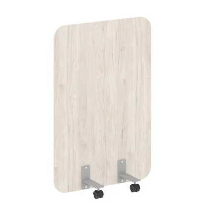 Перегородка на металлических опорах, на роликах R-line  DP.R-80-120 Денвер Светлый_0