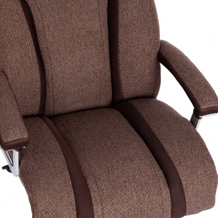 Кресло офисное Труст (макс) ткань, коричневый/коричневый , МДЖ190-7/ТВ-24 / Trust (max) MJ190-7/TW-24_10