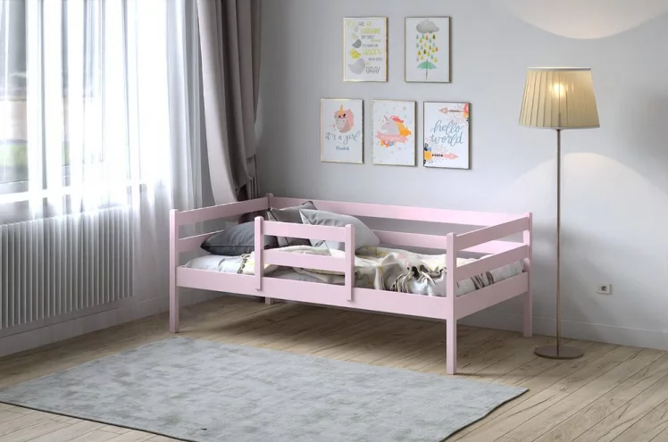Кровать детская RooRoom VK-1р Розовая_2