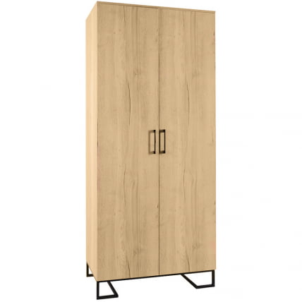 Шкаф двухстворчатый Лофт без зеркал Дуб Натур / Loft_0