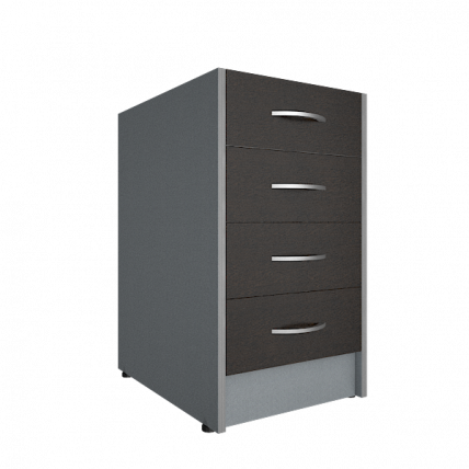 Каркас тумбы А.ТП-4.1 и А.ТП-4.2 Riva А.ТП-4К Венге/Металлик_0