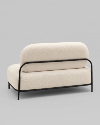 Диван Стоун new ткань букле молочный_5